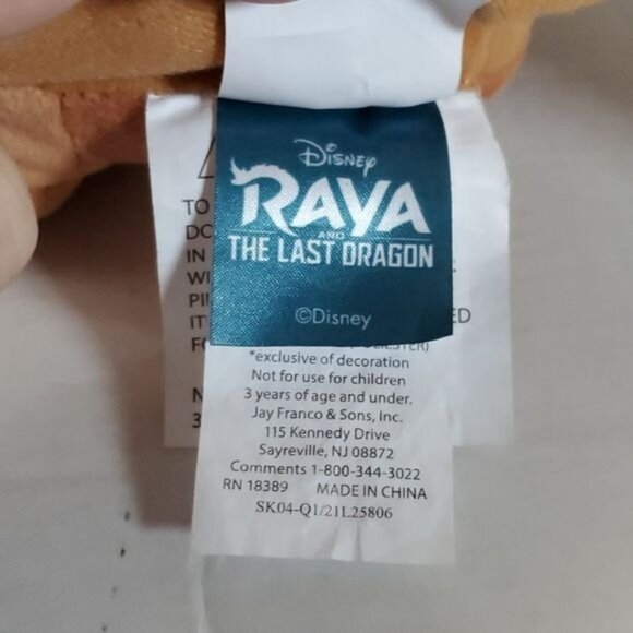 14" Tuk Tuk Disney Raya & the Last Dragon Plush Plushy Stuff Animal Toy PLUSHIE - Picture 9 of 14